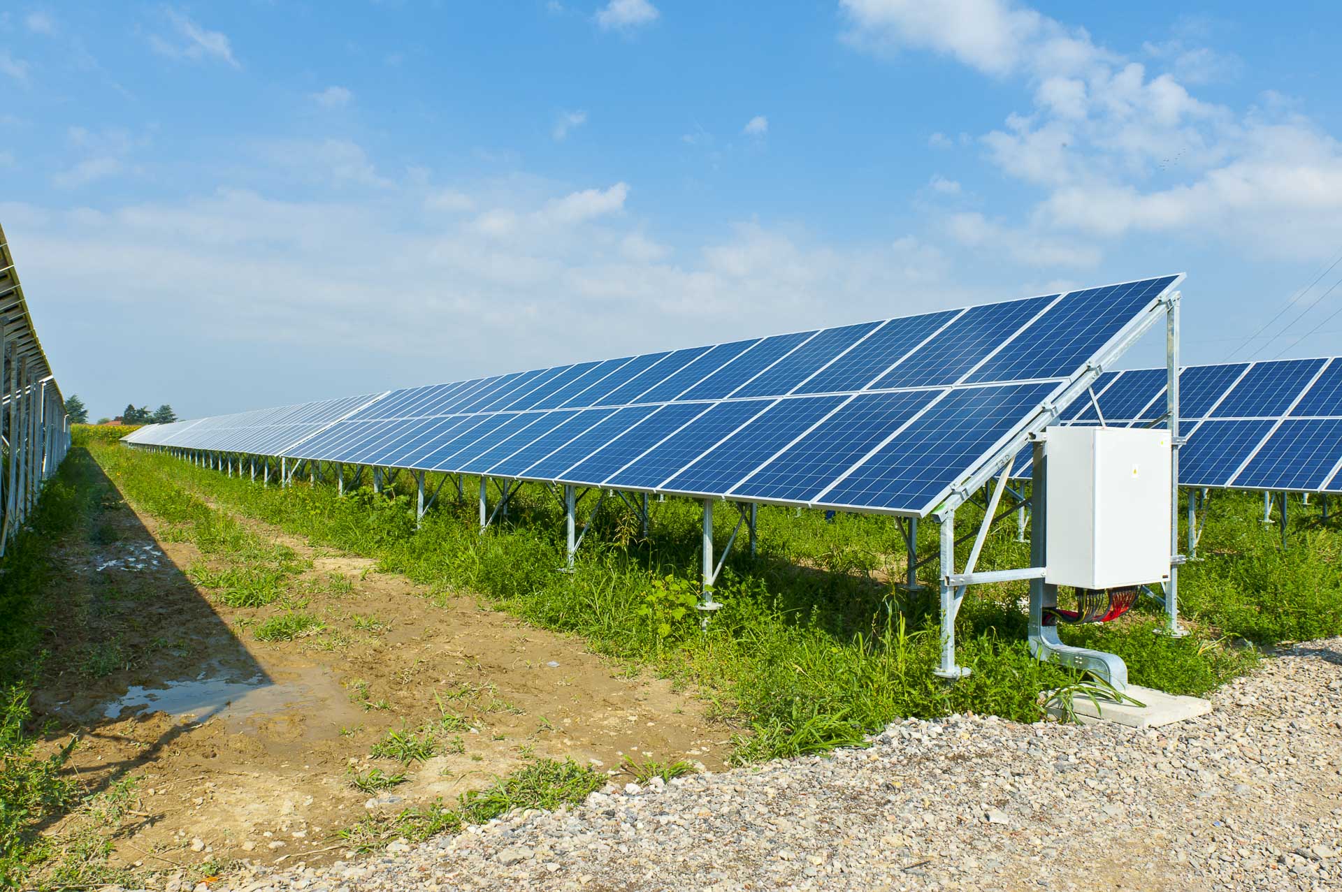 Parco produzione energia dal sole rinnovabile sostenibile Alessandria sud